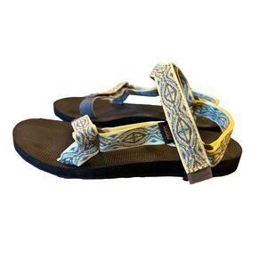 TEVA ORIGINAL UNIVERSAL Women's Hypnosis Lemonade‎ Sandals Size 10